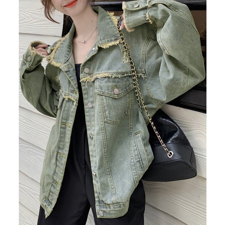 フリンジデニムジャケット ダメージデニム | SUNSHINE CLOSET | 詳細画像10 