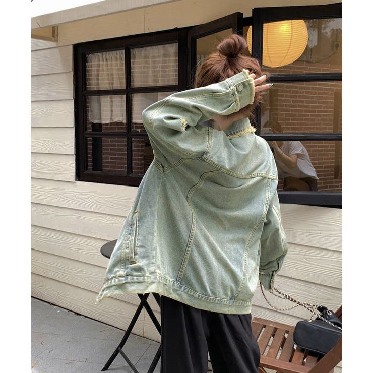 フリンジデニムジャケット ダメージデニム | SUNSHINE CLOSET | 詳細画像13 