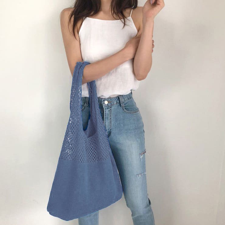 トートバッグ ニット編み バッグ鞄かばん | SUNSHINE CLOSET | 詳細画像21 