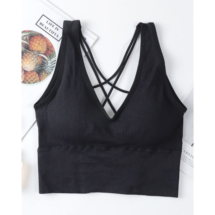 ノンワイヤー ブラトップ バッククロス | SUNSHINE CLOSET | 詳細画像5 