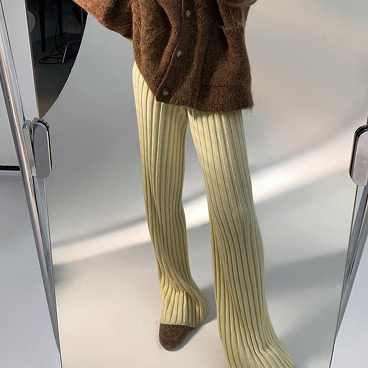 リブ ニットパンツ パンツ | SUNSHINE CLOSET | 詳細画像11 