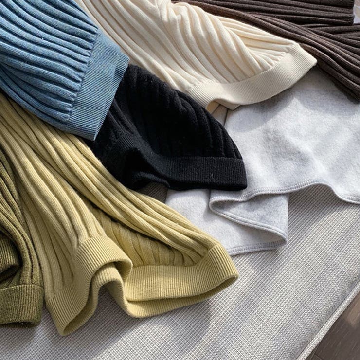 リブ ニットパンツ パンツ | SUNSHINE CLOSET | 詳細画像16 