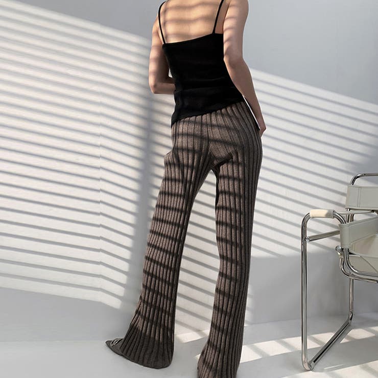 リブ ニットパンツ パンツ | SUNSHINE CLOSET | 詳細画像9 