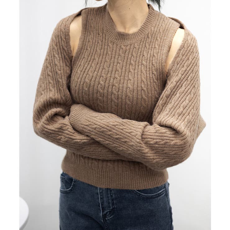 ニットカーディガン タンクトップ セット | SUNSHINE CLOSET | 詳細画像12 