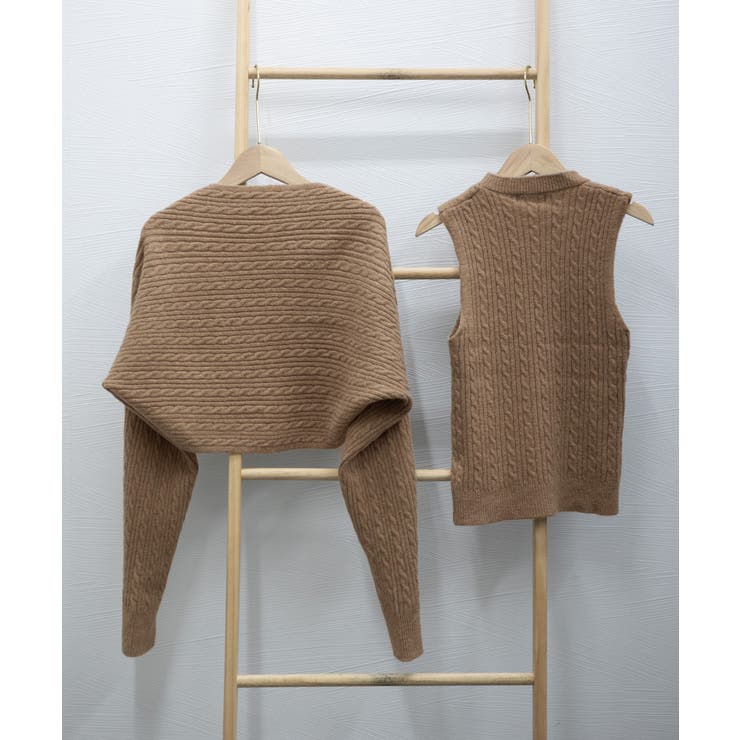 ニットカーディガン タンクトップ セット | SUNSHINE CLOSET | 詳細画像16 