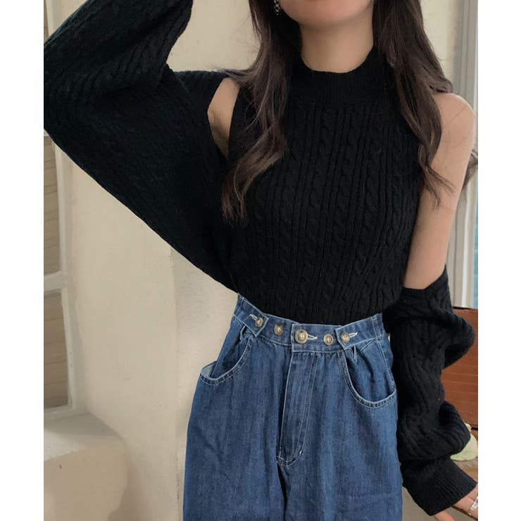 ニットカーディガン タンクトップ セット | SUNSHINE CLOSET | 詳細画像2 