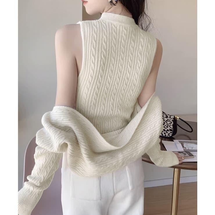 ニットカーディガン タンクトップ セット | SUNSHINE CLOSET | 詳細画像9 