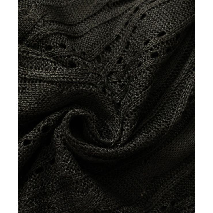 透かし編み ニットトップス レースアップ | SUNSHINE CLOSET | 詳細画像23 