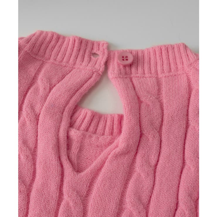 ケーブル編みニットトップス パフスリーブ | SUNSHINE CLOSET | 詳細画像20 