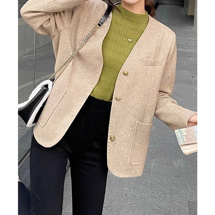 裏起毛 プチハイネックニットトップス厚手 | SUNSHINE CLOSET | 詳細画像18 