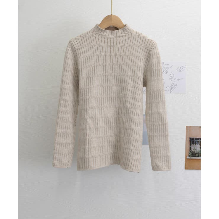 裏起毛 プチハイネックニットトップス厚手 | SUNSHINE CLOSET | 詳細画像26 