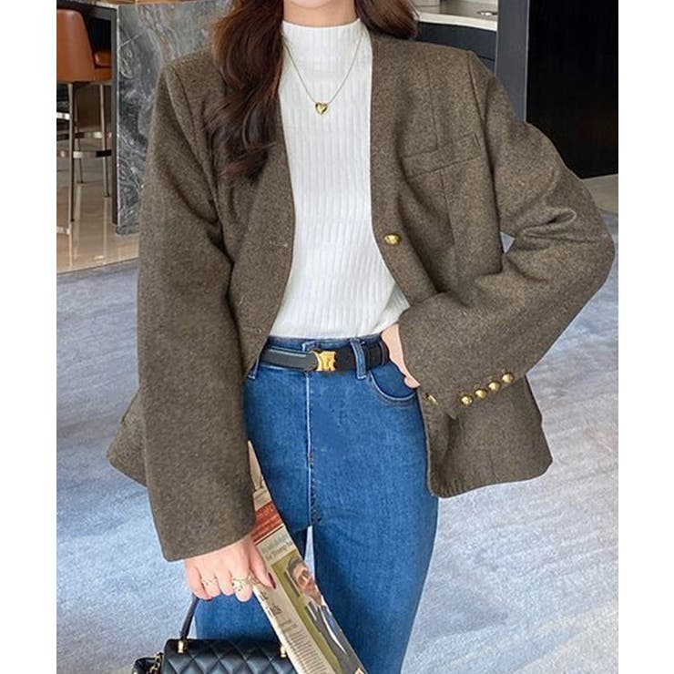 裏起毛 プチハイネックニットトップス厚手 | SUNSHINE CLOSET | 詳細画像7 