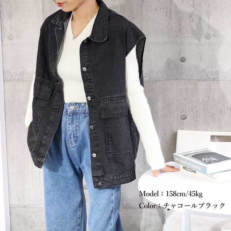 HERMES 25AW 海外限定 レディース ベスト ジレ デニム Gジャン ショッピングゴー shoppinggo デニム ベスト ジレ レディース