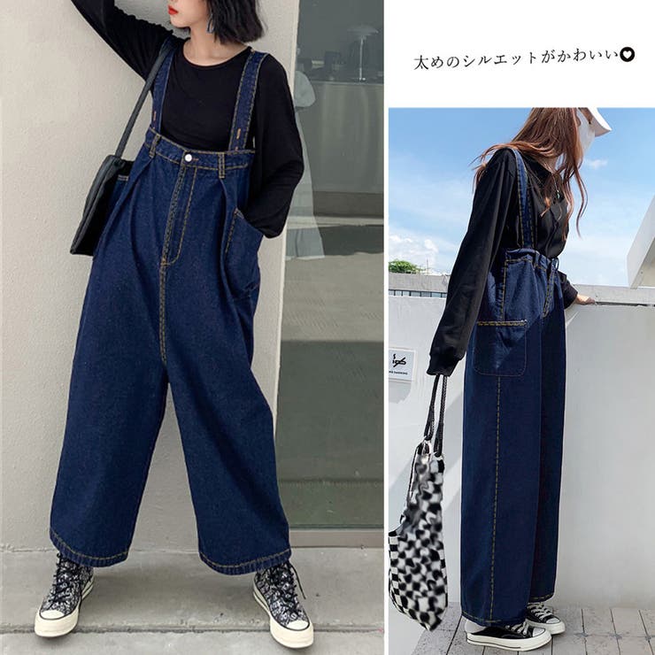 すーん 様　デニムサロペット 楽天市場】サスペンダーなデニムのサロペット S/M/L/LL/3L/4L/5L