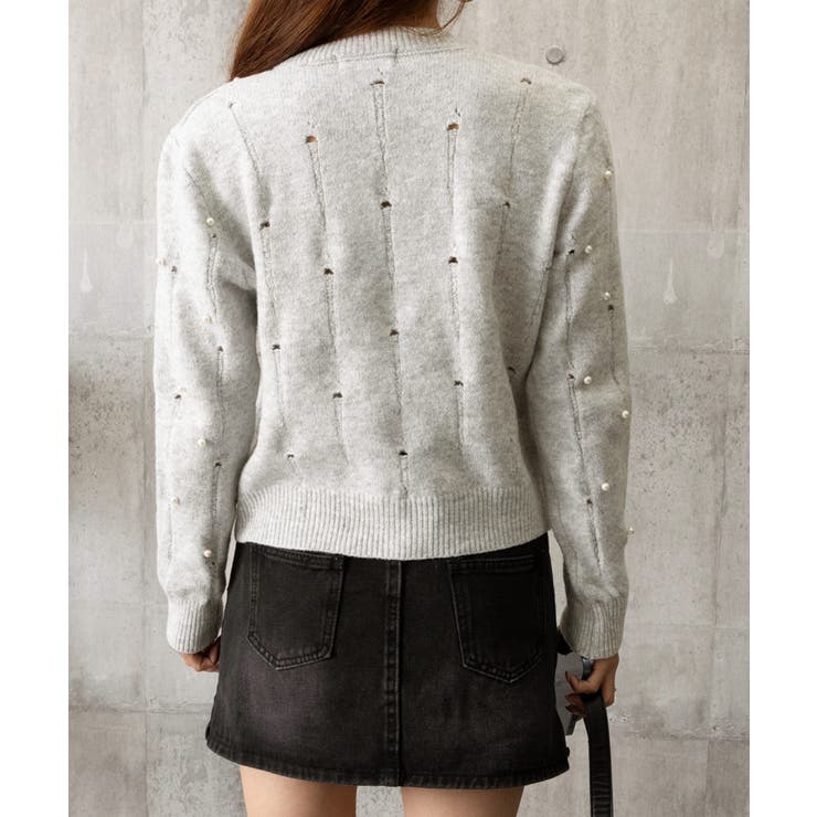 パール付き ニットカーディガン大人可愛い | SUNSHINE CLOSET | 詳細画像20 
