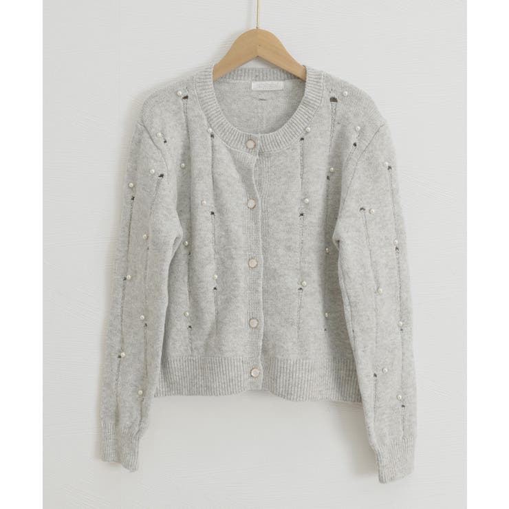 パール付き ニットカーディガン大人可愛い | SUNSHINE CLOSET | 詳細画像21 