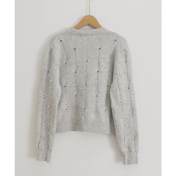 パール付き ニットカーディガン大人可愛い | SUNSHINE CLOSET | 詳細画像22 