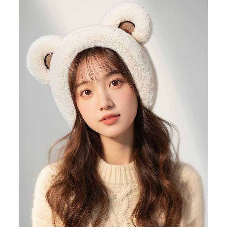 耳あてイヤーマフ くま耳イヤーウォーマー | SUNSHINE CLOSET | 詳細画像1 