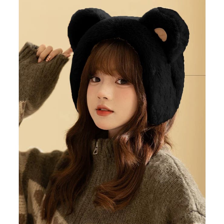 耳あてイヤーマフ くま耳イヤーウォーマー | SUNSHINE CLOSET | 詳細画像4 