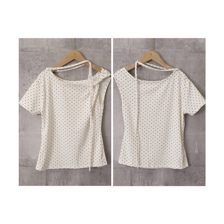 チョーカートップス半袖Tシャツレディースおしゃれtシャツアシンメトリー 可愛いリ… | SUNSHINE CLOSET | 詳細画像17 
