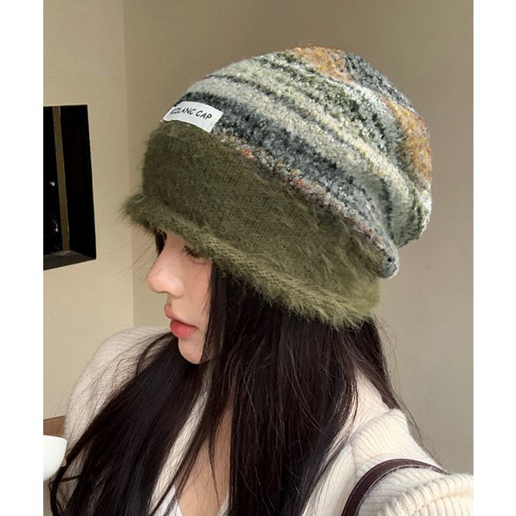 ミックスニット帽 もこもこニットキャップ | SUNSHINE CLOSET | 詳細画像11 