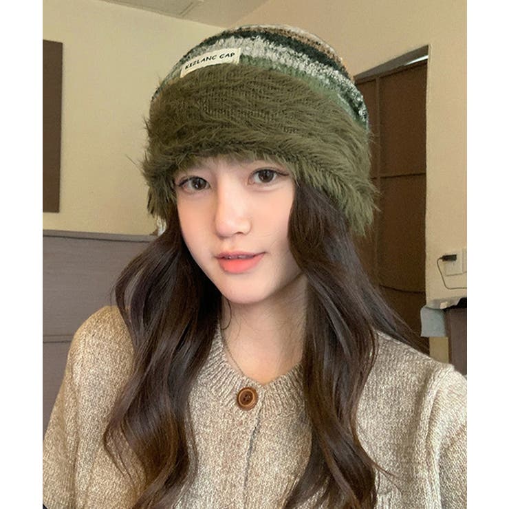 ミックスニット帽 もこもこニットキャップ | SUNSHINE CLOSET | 詳細画像13 