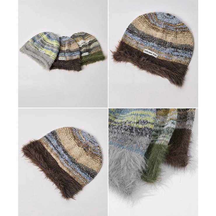 ミックスニット帽 もこもこニットキャップ | SUNSHINE CLOSET | 詳細画像18 