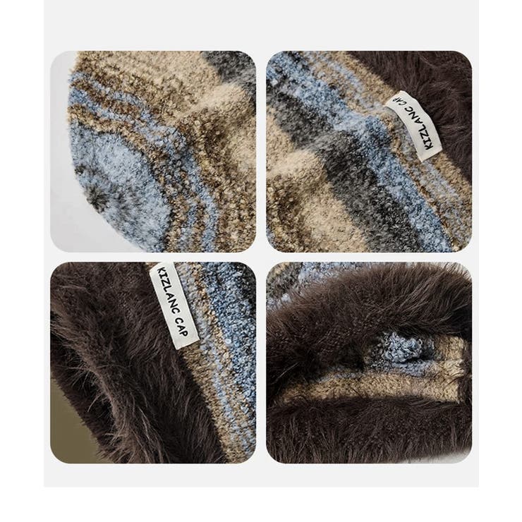 ミックスニット帽 もこもこニットキャップ | SUNSHINE CLOSET | 詳細画像19 