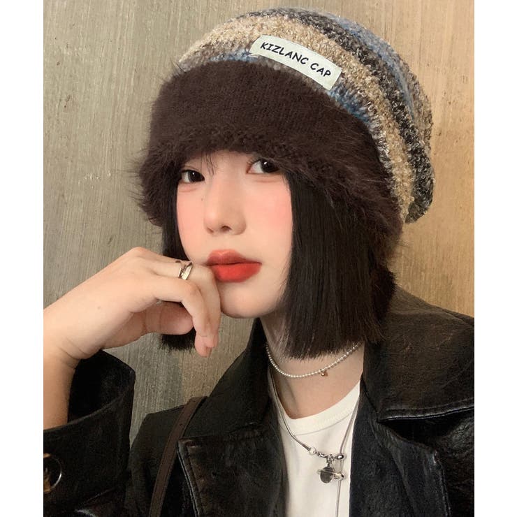 ミックスニット帽 もこもこニットキャップ | SUNSHINE CLOSET | 詳細画像2 