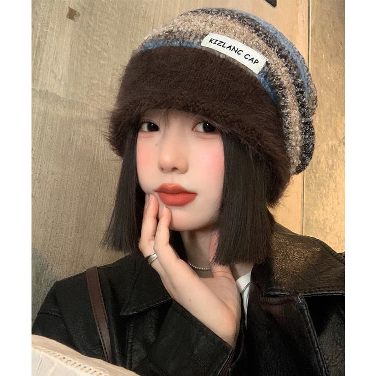 ミックスニット帽 もこもこニットキャップ | SUNSHINE CLOSET | 詳細画像4 