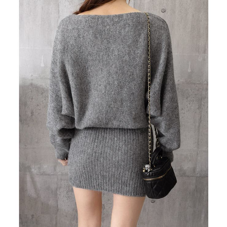 ミニニットワンピースウエストマーク韓国風 | SUNSHINE CLOSET | 詳細画像33 