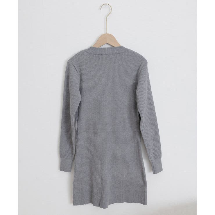 ミニニットワンピース ゴールドボタン上品 | SUNSHINE CLOSET | 詳細画像20 