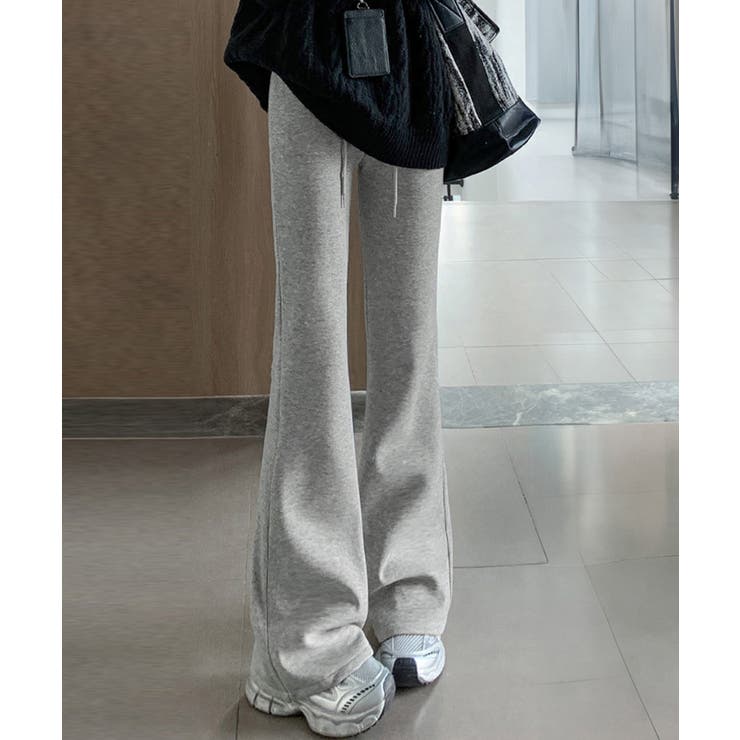 スウェットパンツ 裏起毛フレアパンツ美脚 | SUNSHINE CLOSET | 詳細画像1 