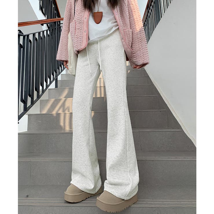 スウェットパンツ 裏起毛フレアパンツ美脚 | SUNSHINE CLOSET | 詳細画像8 