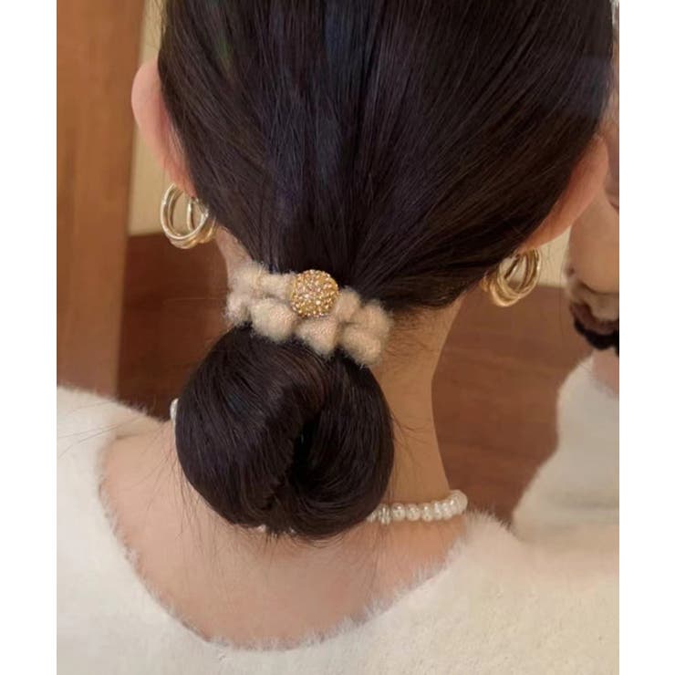 モコモコボリュームヘアアクセサリーセット 韓国風ビジューヘアゴム 大人可愛い髪飾… | SUNSHINE CLOSET | 詳細画像12 