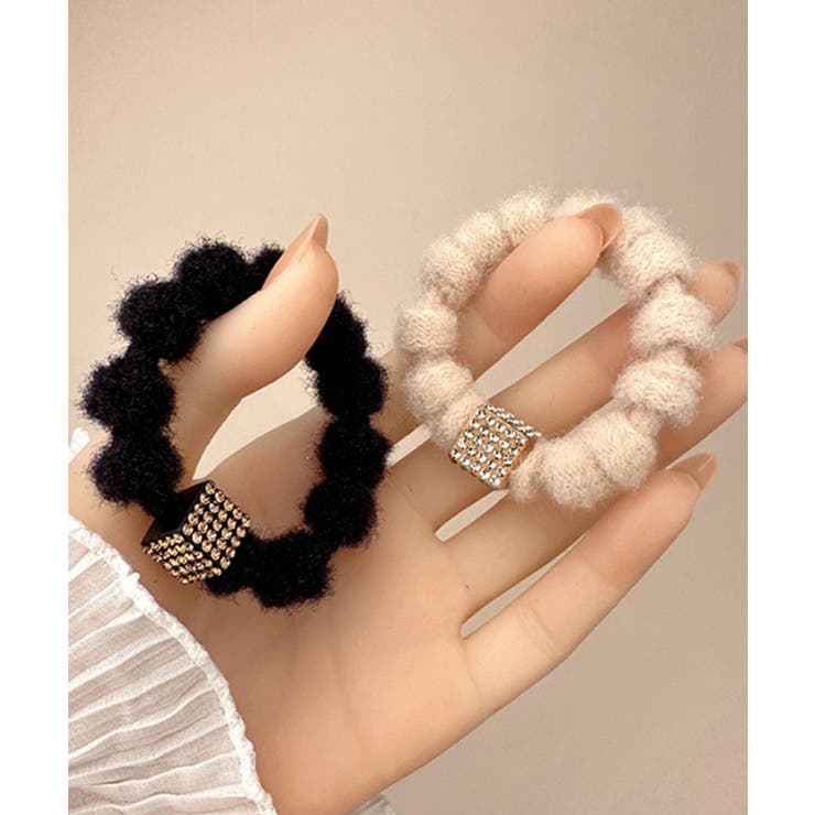 モコモコボリュームヘアアクセサリーセット 韓国風ビジューヘアゴム 大人可愛い髪飾… | SUNSHINE CLOSET | 詳細画像18 