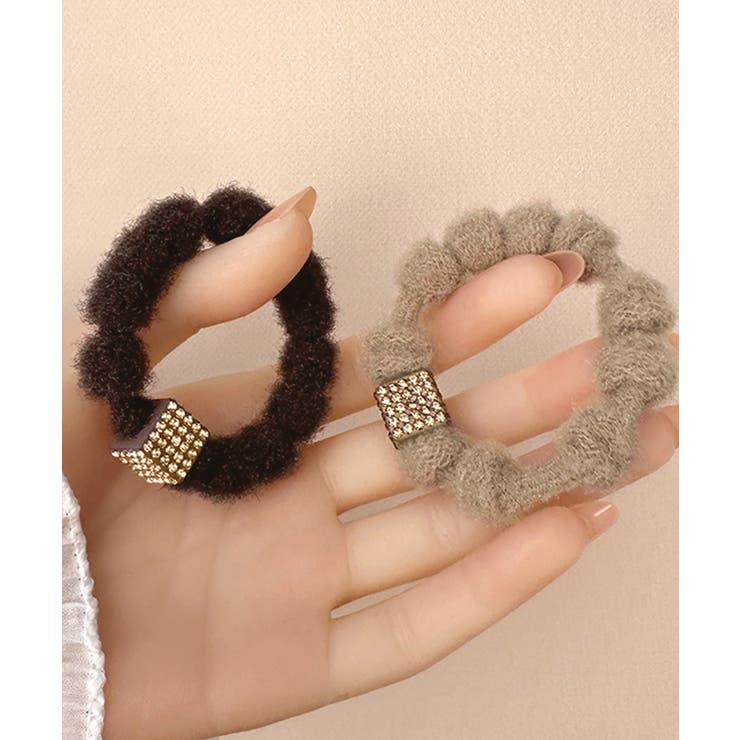 モコモコボリュームヘアアクセサリーセット 韓国風ビジューヘアゴム 大人可愛い髪飾… | SUNSHINE CLOSET | 詳細画像19 