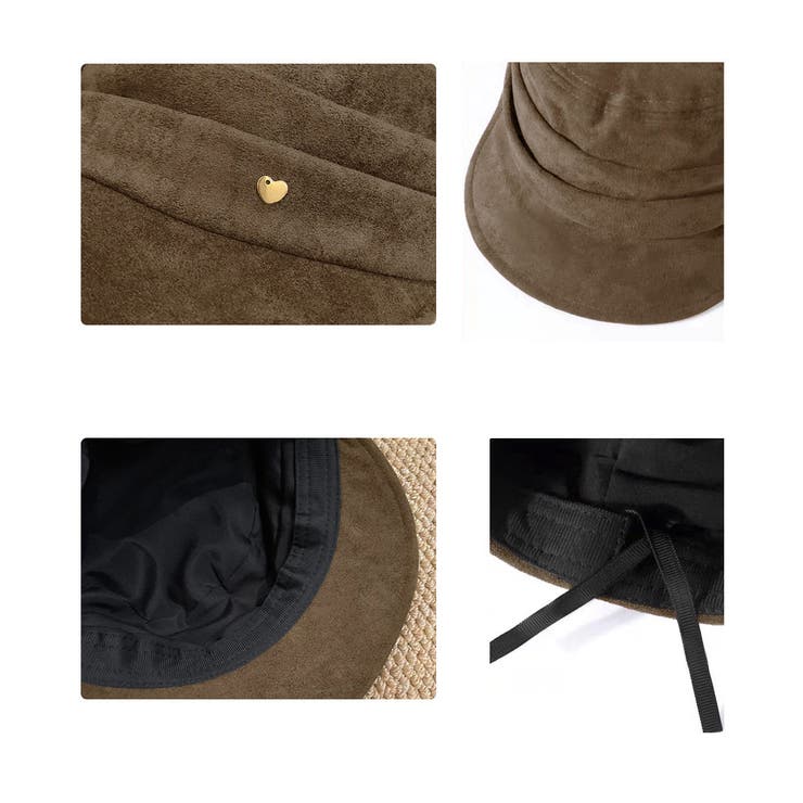 ワンポイントキャスケット スエード調帽子 | SUNSHINE CLOSET | 詳細画像14 