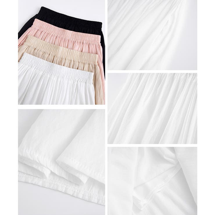 レディース ハイウエストロングガウチョパンツ 涼しい | SUNSHINE CLOSET | 詳細画像25 
