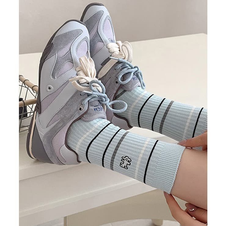 リブソックス レディース ミドル丈 靴下 | SUNSHINE CLOSET | 詳細画像12 