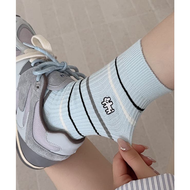 リブソックス レディース ミドル丈 靴下 | SUNSHINE CLOSET | 詳細画像14 