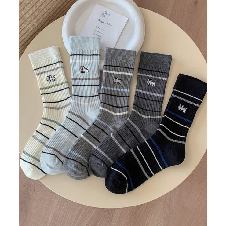 リブソックス レディース ミドル丈 靴下 | SUNSHINE CLOSET | 詳細画像19 