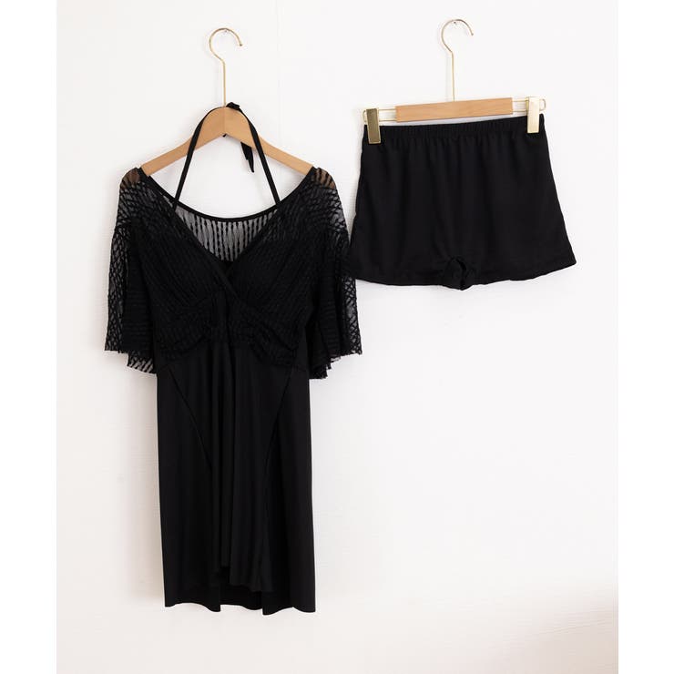 レディース フレア袖水着2点セット ショーパン付き | SUNSHINE CLOSET | 詳細画像16 