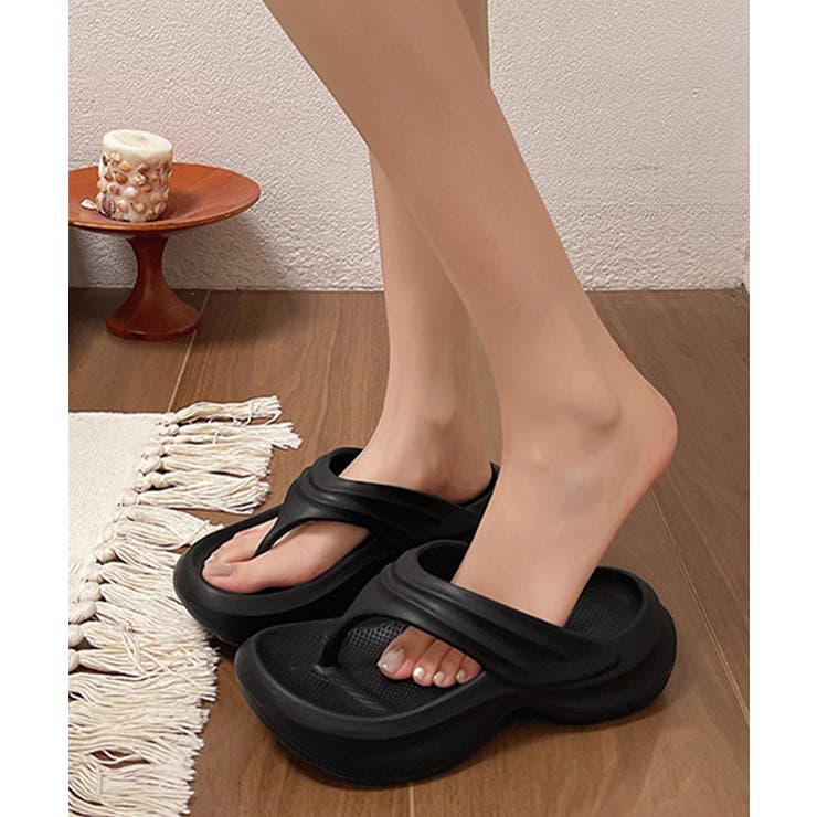 おしゃれビーチサンダル 軽量EVAサンダルプラットフォーム 歩きやすいサマーサン… | SUNSHINE CLOSET | 詳細画像1 