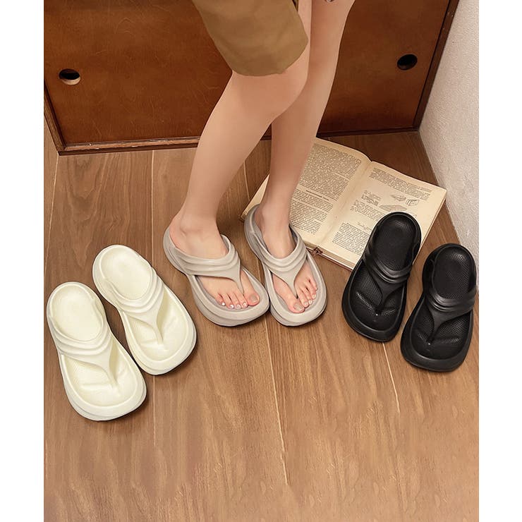 おしゃれビーチサンダル 軽量EVAサンダルプラットフォーム 歩きやすいサマーサン… | SUNSHINE CLOSET | 詳細画像10 