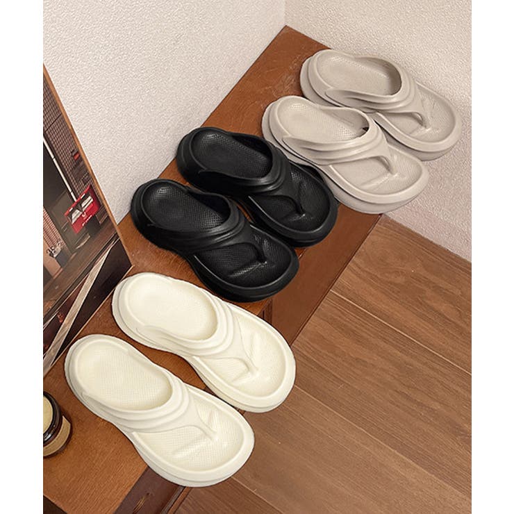 おしゃれビーチサンダル 軽量EVAサンダルプラットフォーム 歩きやすいサマーサン… | SUNSHINE CLOSET | 詳細画像12 