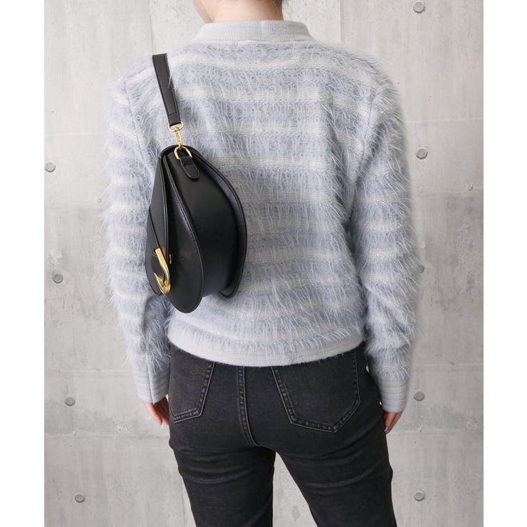 上品フェザーヤーンニットトップス長袖 レディースショート丈ニットジャケット韓国風… | SUNSHINE CLOSET | 詳細画像30 
