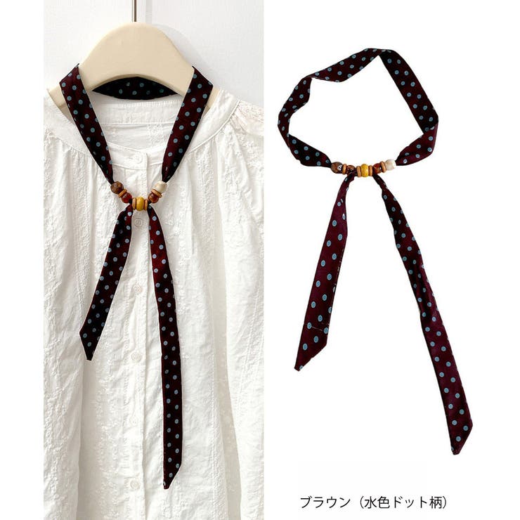 レトロ風 ナロースカーフ ペイズリー柄 | SUNSHINE CLOSET | 詳細画像21 