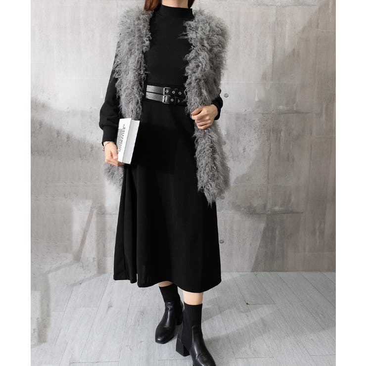 ベルト飾りロングワンピースウエストマーク | SUNSHINE CLOSET | 詳細画像17 