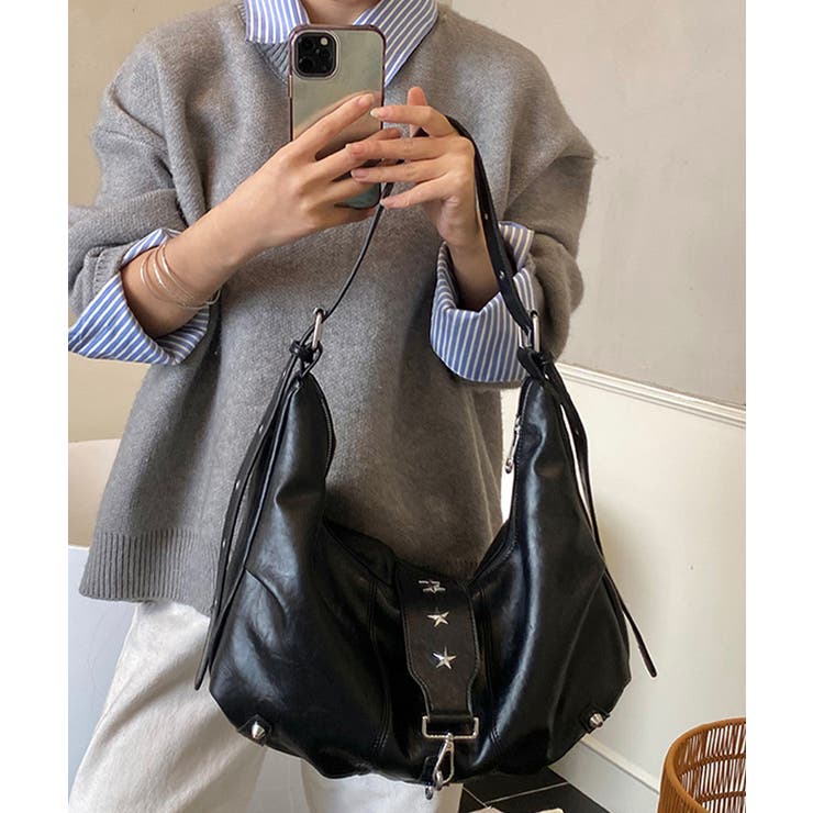 レディース レトロ風ワンショルダートート ユニセックスボディバッグ | SUNSHINE CLOSET | 詳細画像11 